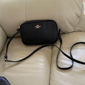 Coach Sleek Black Crossbody Bag